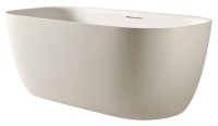 Ванна из искусственного камня AltroBagno Luciana 090223 170x80 см, отдельностоящая, овальная, на ножках, с донным клапаном