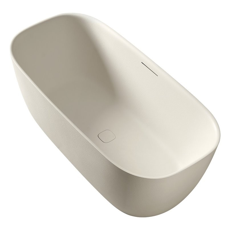 Ванна из искусственного камня AltroBagno Luciana 090223 170x80 см, отдельностоящая, овальная, на ножках, с донным клапаном