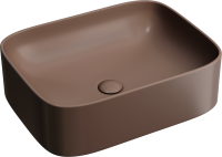 Накладная раковина Ceramicanova Element CN6052MDB темно-коричневая матовая