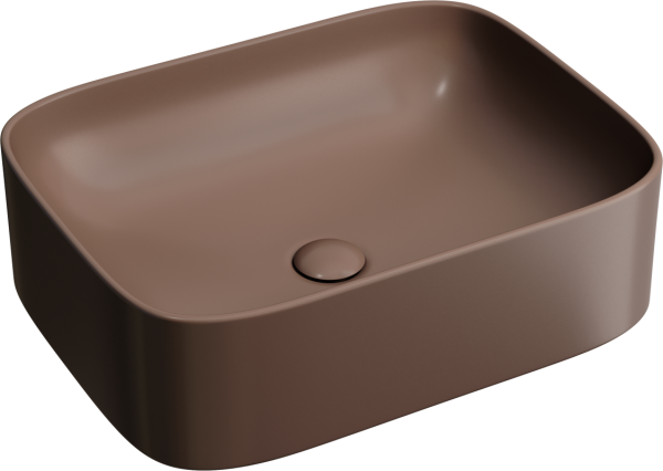 Накладная раковина Ceramicanova Element CN6052MDB темно-коричневая матовая