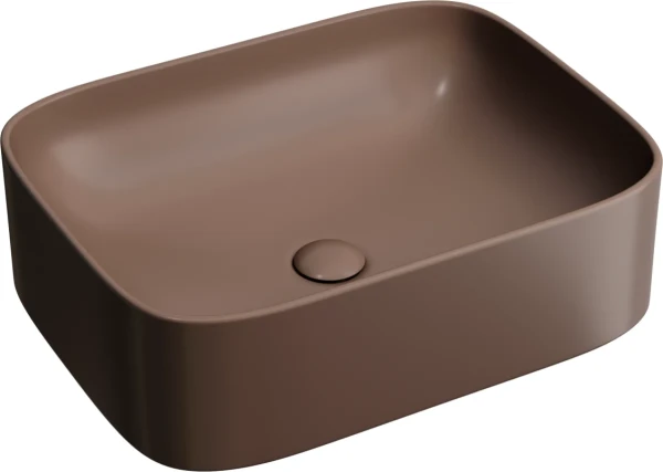 Накладная раковина Ceramicanova Element CN6052MDB темно-коричневая матовая
