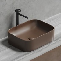 Накладная раковина Ceramicanova Element CN6052MDB темно-коричневая матовая