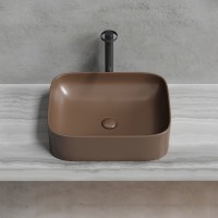 Накладная раковина Ceramicanova Element CN6052MDB темно-коричневая матовая