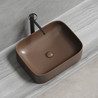 Накладная раковина Ceramicanova Element CN6052MDB темно-коричневая матовая