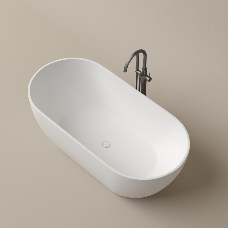 Акриловая ванна Leaf 1700x800x580, отдельностоящая, FB20MW
