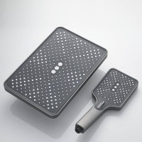 Душевая стойка Shevanik S6136T оружейная сталь