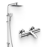 Душевой комплект Термостат Wasserkraft Berkel 4811 для ванны с душем + Стойка A042