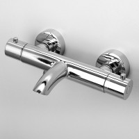 Душевой комплект Термостат Wasserkraft Berkel 4811 для ванны с душем + Стойка A042