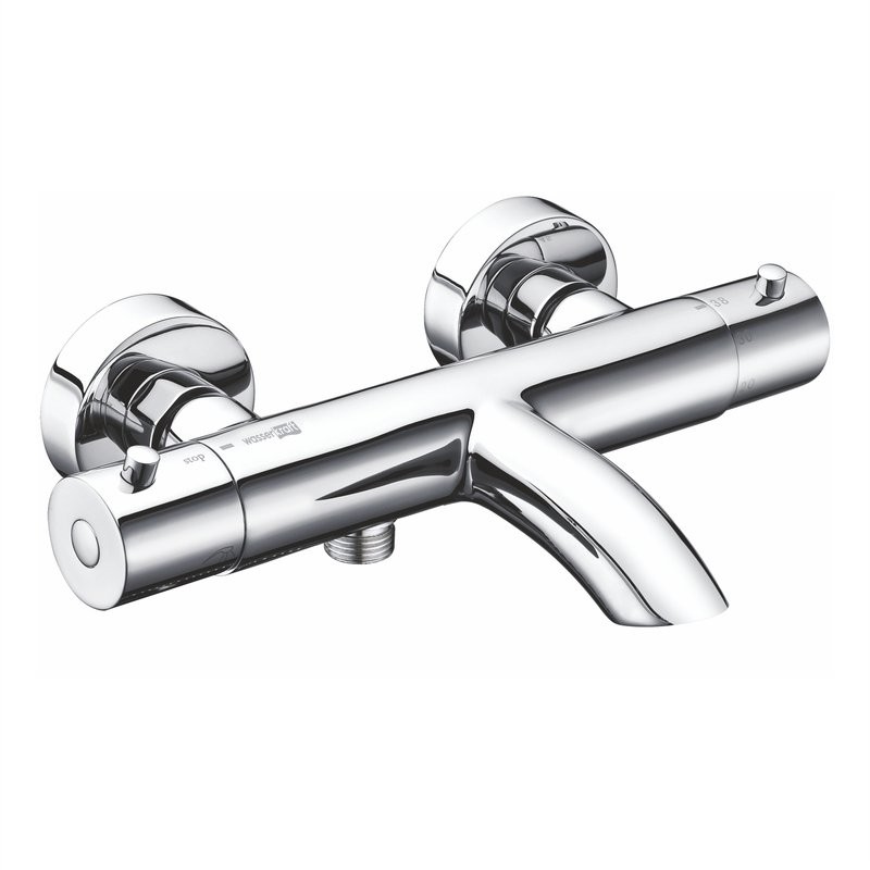 Душевой комплект Термостат Wasserkraft Berkel 4811 для ванны с душем + Стойка A042