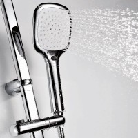 Душевой комплект Термостат Wasserkraft Berkel 4811 для ванны с душем + Стойка A042