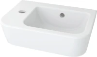Комплект Раковина маленькая Lavinia Boho One 33310001L + Смеситель Wellsee ICON! for life 182305000 матовый белый