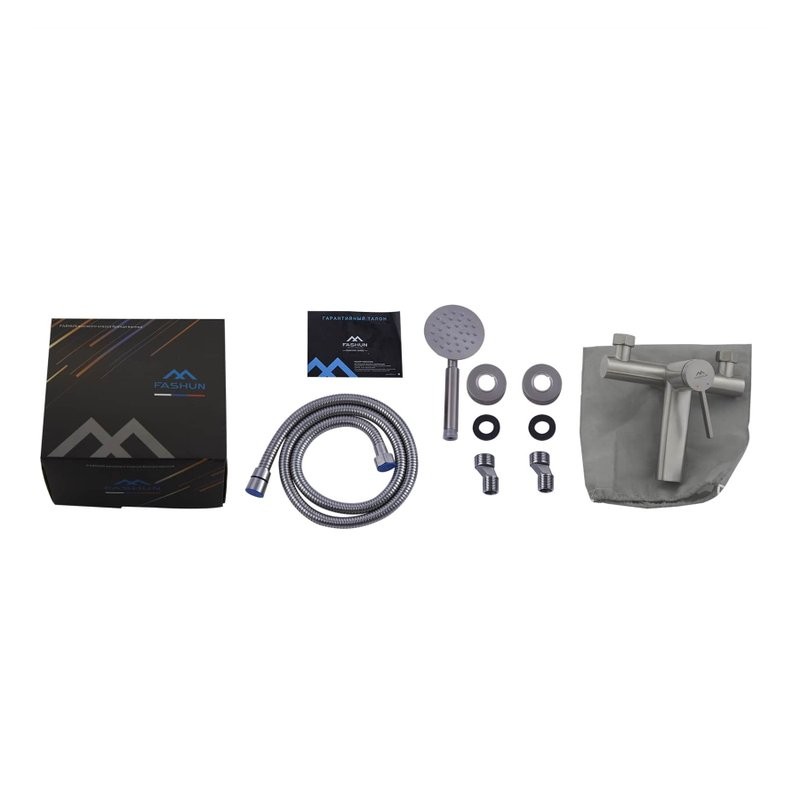 Смеситель для ванны с душем Fashun A53030 сатин