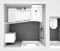 Акриловая ванна Ravak BeHappy II R 150x75 см, правая, пристенная, белая, асимметричная, на ножках