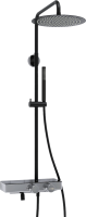 Душевая стойка Wasserkraft Abens 2000 A114.160.217.CB Thermo с термостатом, черная