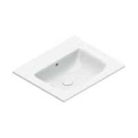 Раковина подвесная Catalano Italy 0720610001 60х50 глянцевая белая, прямоугольная