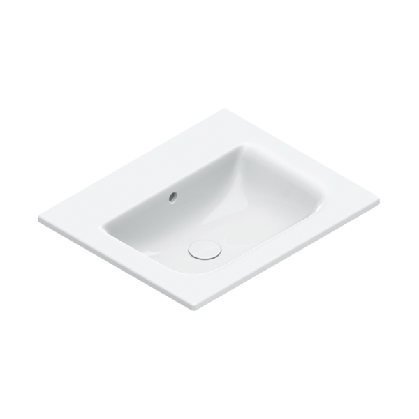 Раковина подвесная Catalano Italy 0720610001 60х50 глянцевая белая, прямоугольная