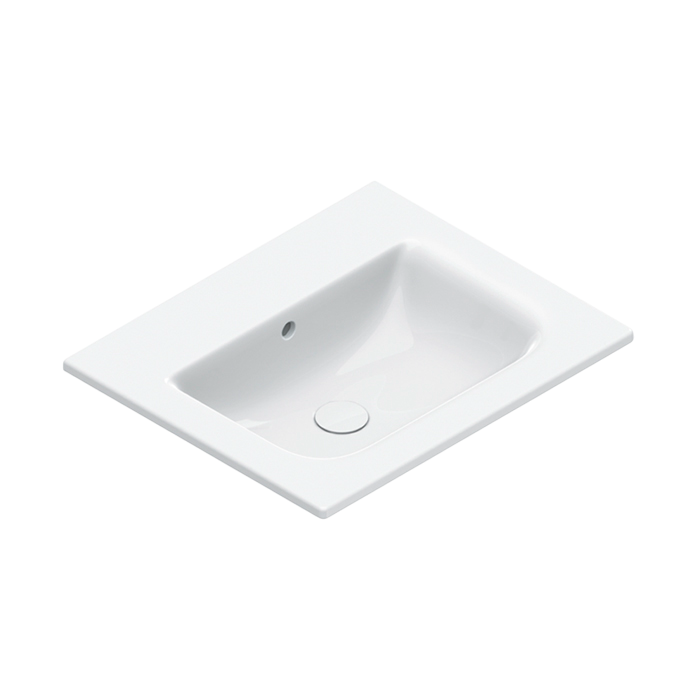 Раковина подвесная Catalano Italy 0720610001 60х50 глянцевая белая, прямоугольная