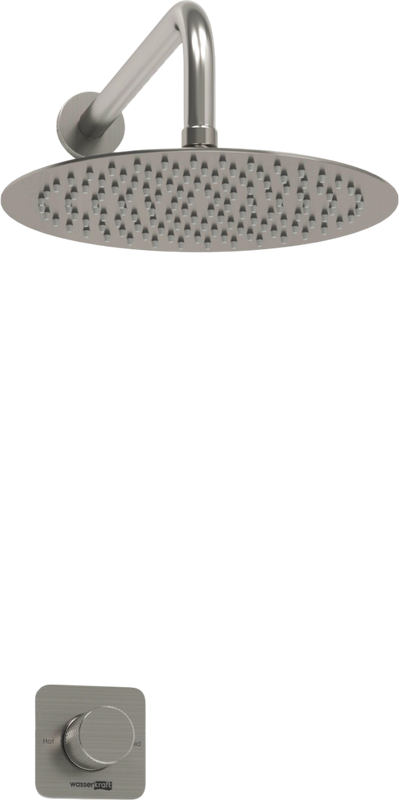 Душевой комплект Wasserkraft Tauber A6451.097.121 С ВНУТРЕННЕЙ ЧАСТЬЮ, никель