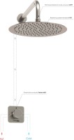 Душевой комплект Wasserkraft Tauber A6451.097.121 С ВНУТРЕННЕЙ ЧАСТЬЮ, никель