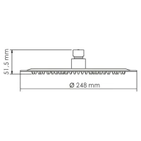 Душевой комплект Wasserkraft Tauber A6451.097.121 С ВНУТРЕННЕЙ ЧАСТЬЮ, никель