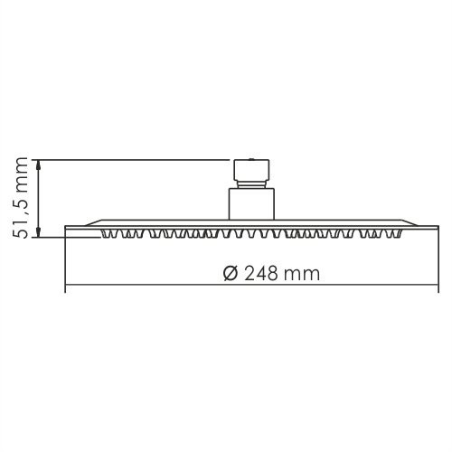 Душевой комплект Wasserkraft Tauber A6451.097.121 С ВНУТРЕННЕЙ ЧАСТЬЮ, никель