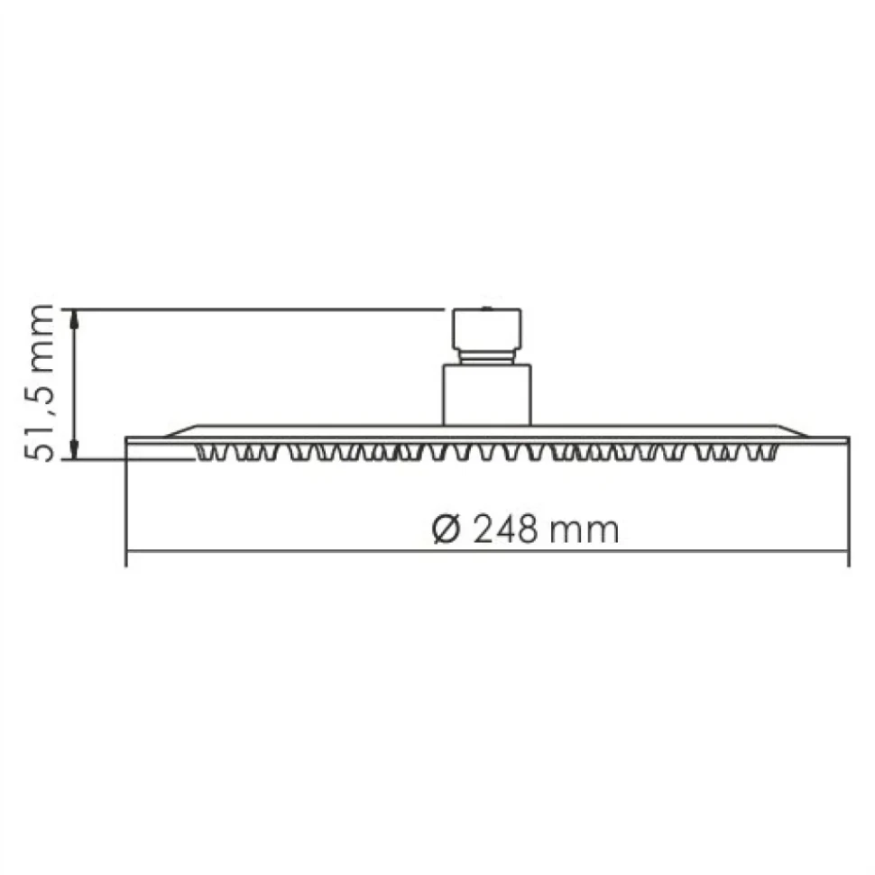 Душевой комплект Wasserkraft Tauber A6451.097.121 С ВНУТРЕННЕЙ ЧАСТЬЮ, никель