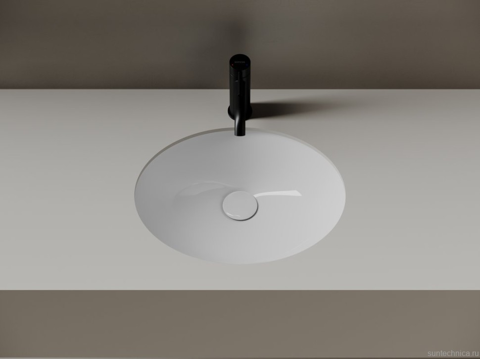 Раковина встраиваемая снизу Ceramicanova Era CN15005 47 глянцевая белая, овальная