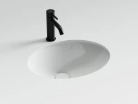 Раковина встраиваемая снизу Ceramicanova Era CN15005 47 глянцевая белая, овальная