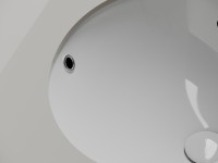 Раковина встраиваемая снизу Ceramicanova Era CN15005 47 глянцевая белая, овальная