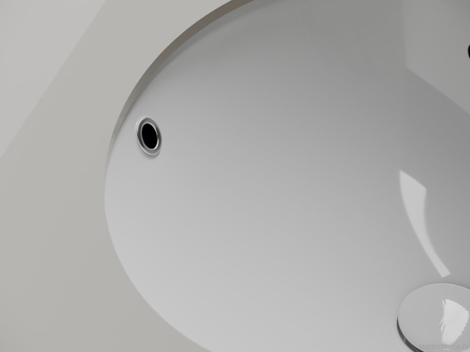 Раковина встраиваемая снизу Ceramicanova Era CN15005 47 глянцевая белая, овальная