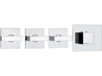 Термостатический смеситель встраиваемый Bossini Rectangular 3 Outlets LP Z033205 С ВНУТРЕННЕЙ ЧАСТЬЮ, хром Термостатический смеситель встраиваемый Bossini Rectangular 3 Outlets LP Z033205 С ВНУТРЕННЕЙ ЧАСТЬЮ, хром
