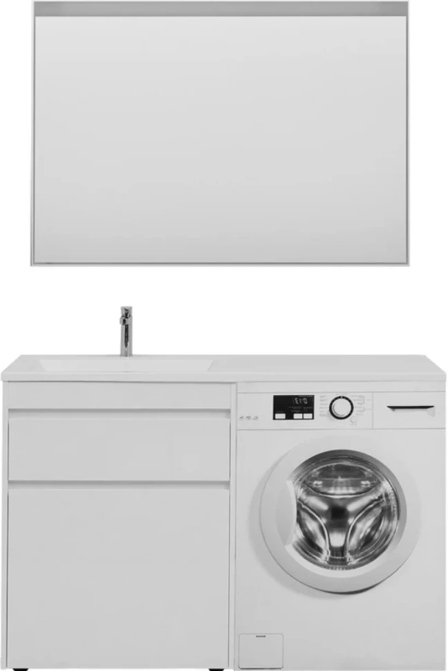 Мебель для ванной комнаты Aquanet Токио 68 1 ящик, с бельевой корзиной L