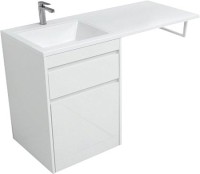 Мебель для ванной комнаты Aquanet Токио 68 1 ящик, с бельевой корзиной L
