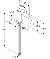 Смеситель для раковины Kludi Decus 542825375 белый матовый Смеситель для раковины Kludi Decus 542825375 белый матовый