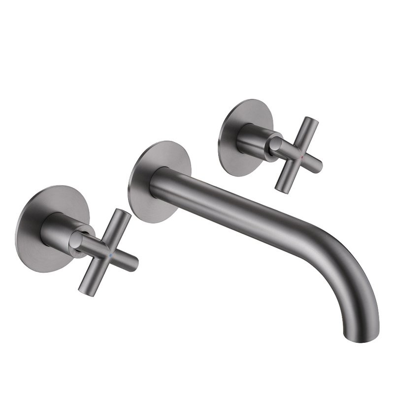 Смеситель для раковины Abber Wasser Kreis AF81121NG С ВНУТРЕННЕЙ ЧАСТЬЮ, никель