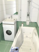 Раковина над стиральной машиной Altasan Lux 50 белая, квадратная, с комплектом кронштейнов