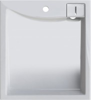 Раковина над стиральной машиной Altasan Lux 50 белая, квадратная, с комплектом кронштейнов