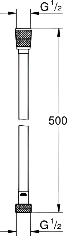 Душевой шланг Grohe Relexaflex 22115000 хром