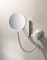 Косметическое зеркало Keuco iLook Move 17612 019001 с подсветкой, телескопическое, поворотное, хром