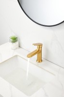 Смеситель для раковины BELZ B713 B10713-5 золото Смеситель для раковины BELZ B713 B10713-5 золото