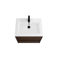 Тумба с раковиной Art&Max Family-M 50 подвесная, bourbon oak