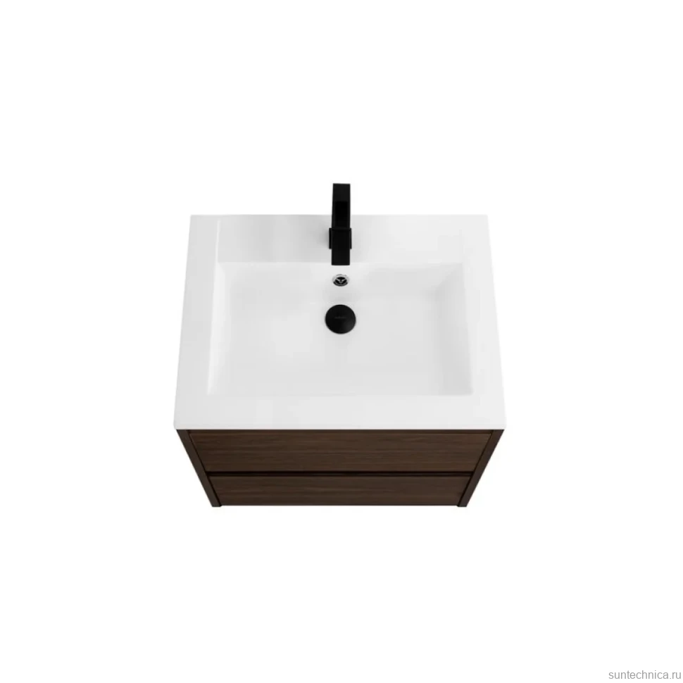 Тумба с раковиной Art&Max Family-M 50 подвесная, bourbon oak