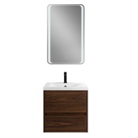 Тумба с раковиной Art&Max Family-M 50 подвесная, bourbon oak