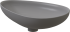Тумба с раковиной STWORKI Берген 100 серая с темной столешницей, Bocchi Etna 1114-006-0125