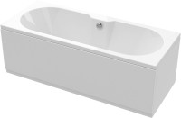 Акриловая ванна Cezares Calisto 170x70 см, пристенная, белая, с каркасом