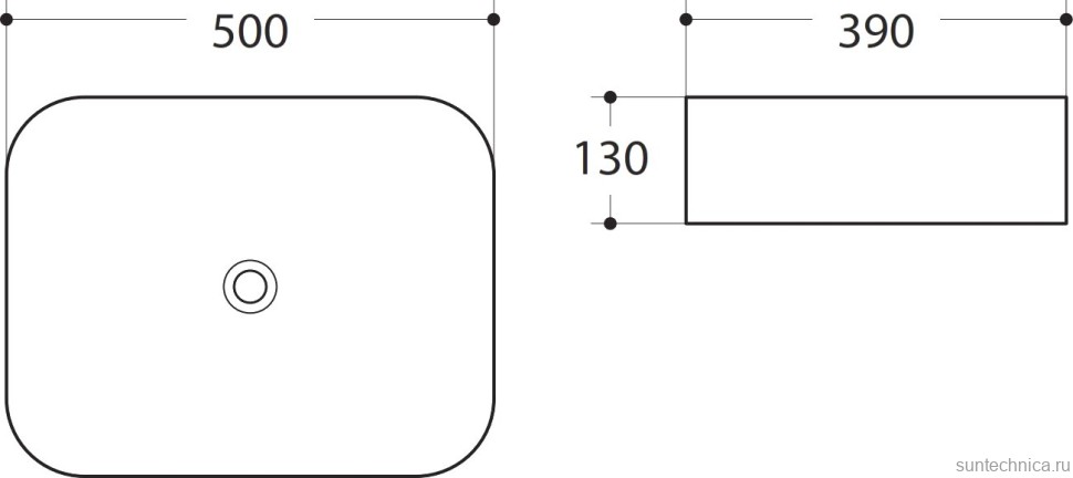 Тумба с раковиной Art&Max Genova 80 подвесная, 2 ящика, бетон бромо