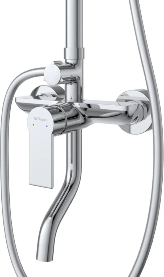 Комплект для ванной BelBagno Aurora VSCM/LVM хром