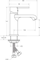 Комплект для ванной BelBagno Aurora VSCM/LVM хром