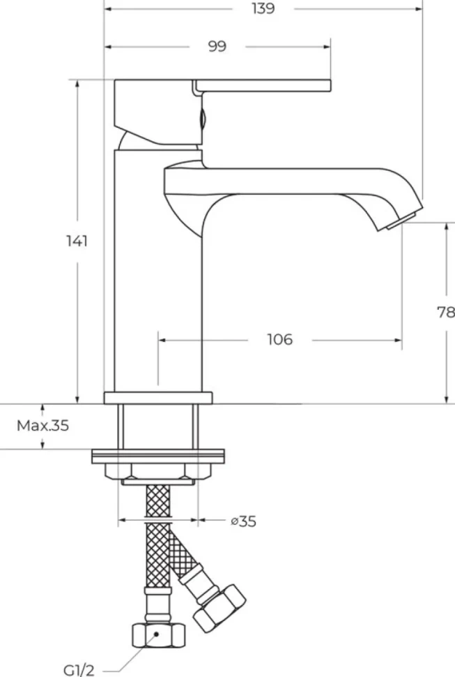 Комплект для ванной BelBagno Aurora VSCM/LVM хром