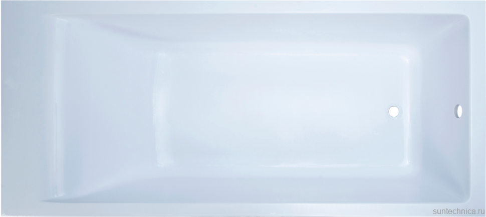 Ванна из искусственного камня Marmo Bagno Алесса 160x70 см, встраиваемая, белая, на ножках